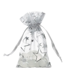 images/productimages/small/Organza zakjes XS Sterren Zilver.jpg